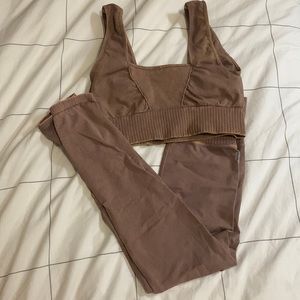 FP movement good karma matching set (bra M/L leggings XS/S)